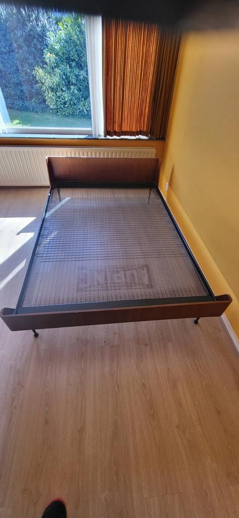 Friso Kramer Auping Twijfelaar Bed 1963 - 190x130 cm, Huis en Inrichting, Slaapkamer | Bedden, Gebruikt, Vintage, Dutch Design, Mid-century Modern