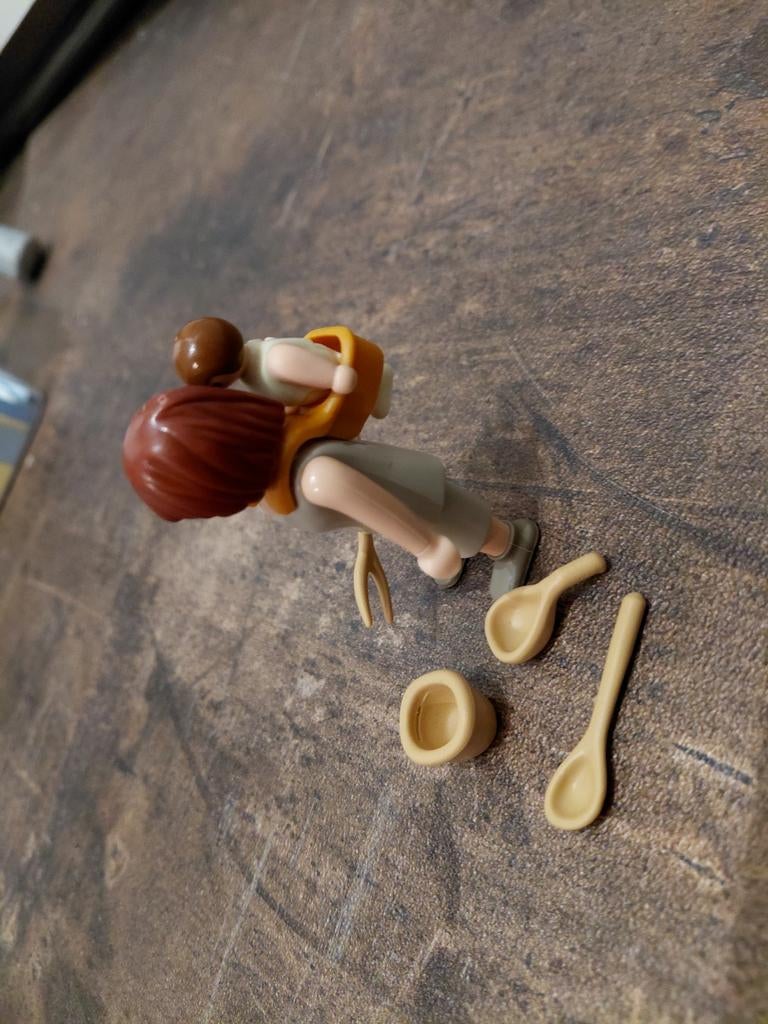 Playmobil Holbewoner met Baby en Accessoires - Set 22, Kinderen en Baby's, Speelgoed | Playmobil, Gebruikt, Los playmobil, Ophalen of Verzenden