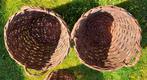 rieten mand, Ophalen, Mand, Rond, Nieuw