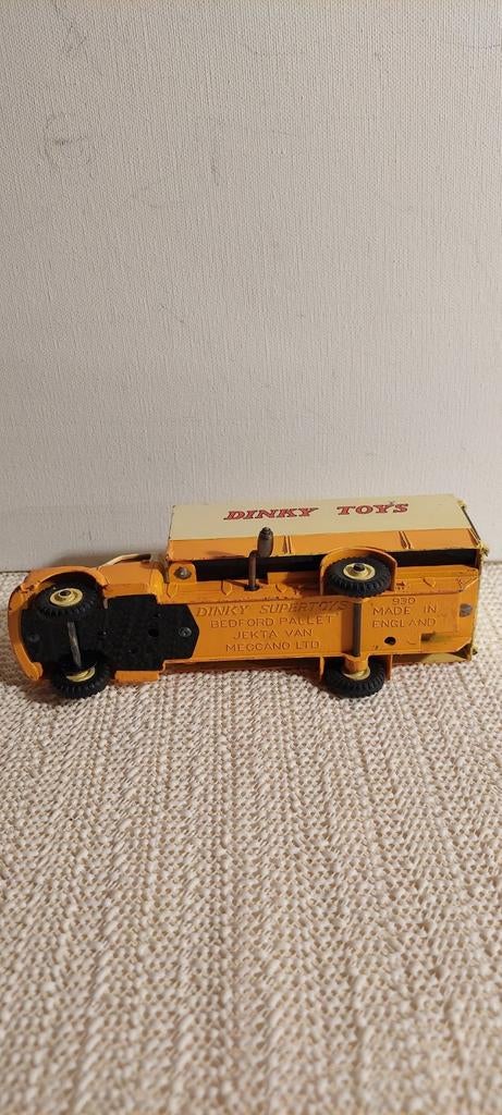 DINKY SUPERTOYS BEDFORD pallet jekta van meccano ltd 930 made in england 1:43 EUR 70,00 - FR