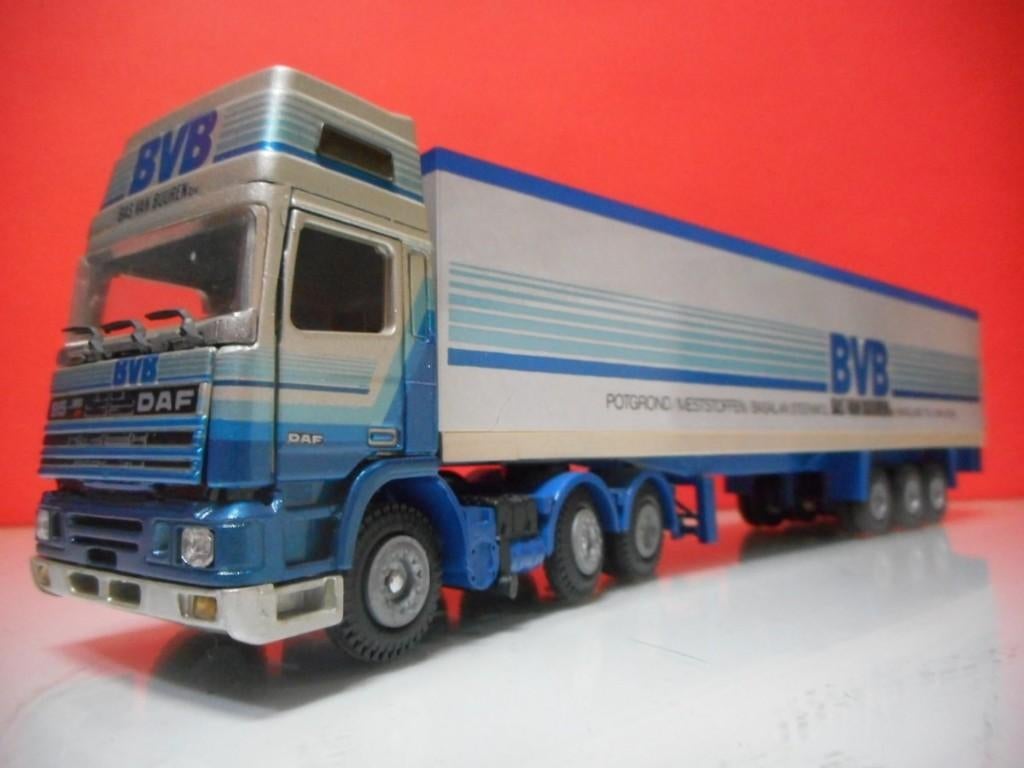 TEKNO DAF 95 TOPSLEEPER BVB / BAS VAN BUUREN MUS776, Ophalen of Verzenden, Zo goed als nieuw, Bus of Vrachtwagen, Tekno