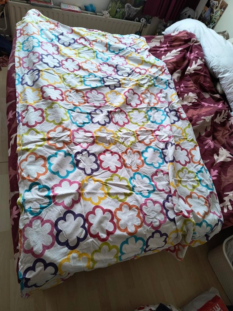 Eenpersoons dekbedovertrek 140x200cm, Huis en Inrichting, Slaapkamer | Beddengoed, Gebruikt, Dekbedovertrek, Ophalen of Verzenden