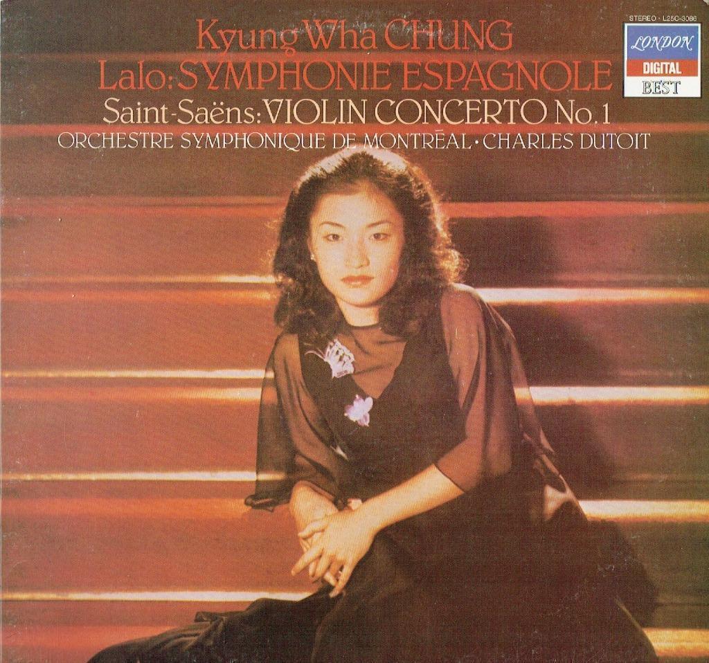 Kyung Wha Chung Lalo Saint-Saëns Violin Concerto Japan, Kamermuziek, Ophalen of Verzenden, Zo goed als nieuw, 12 inch