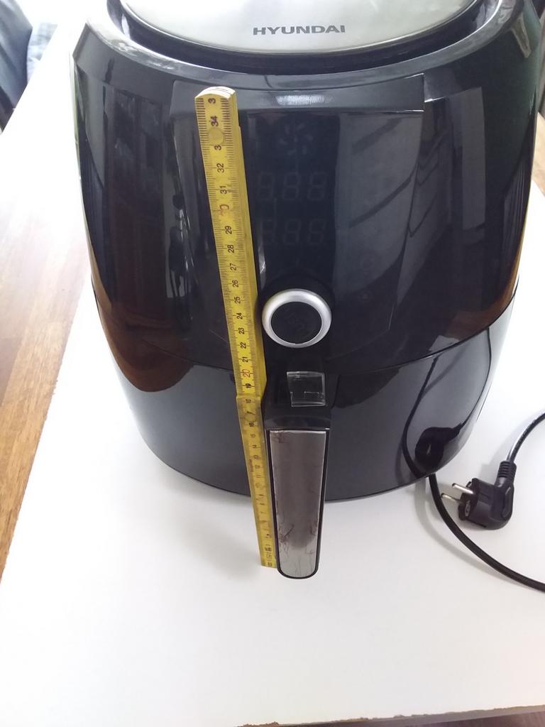 Een airfryer van het merk Hyundai.weinig gebruikt, Ophalen of Verzenden, Gebruikt, Airfryer