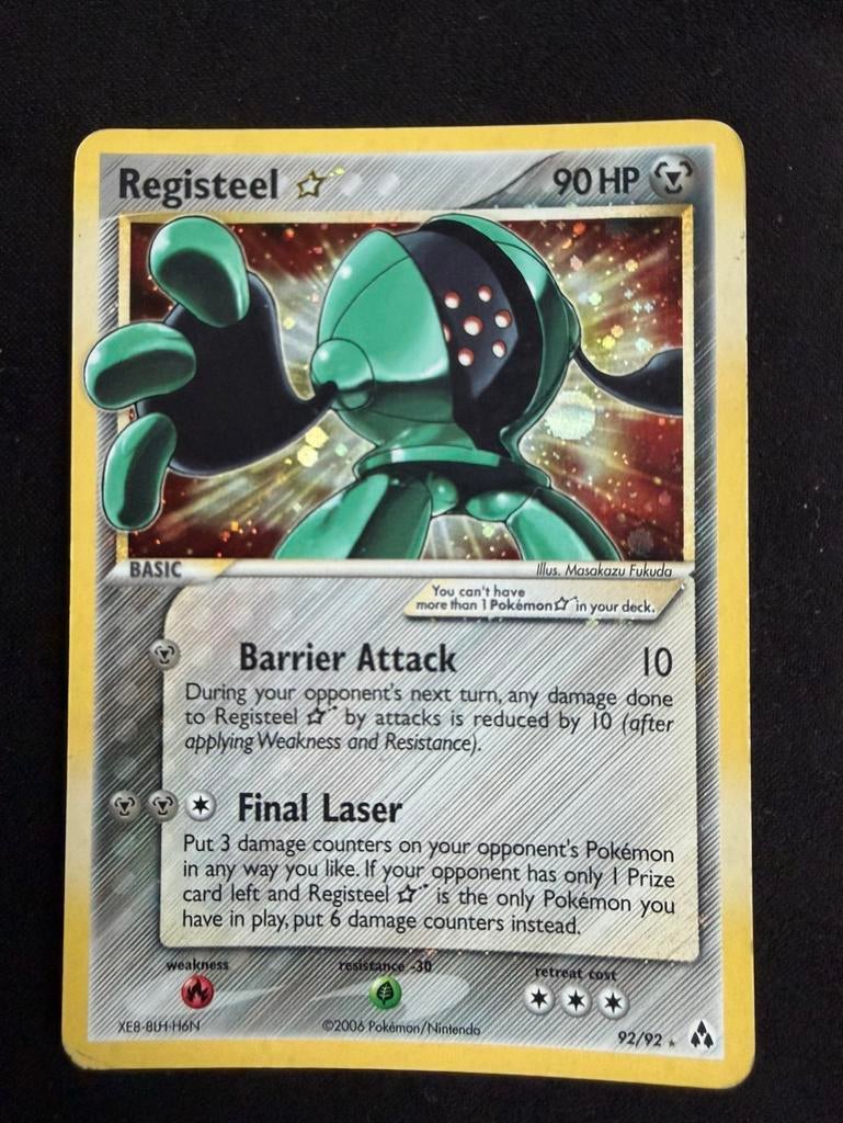 Pokemon registeel goldstar, Ophalen of Verzenden, Zo goed als nieuw