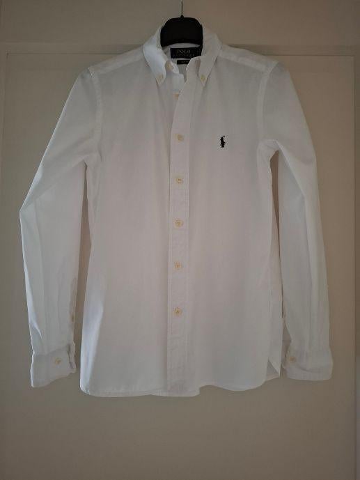 Wit overhemd van Polo Ralph Lauren, maat 14, Overhemd of Blouse, Ophalen of Verzenden, Zo goed als nieuw, Polo Ralph Lauren