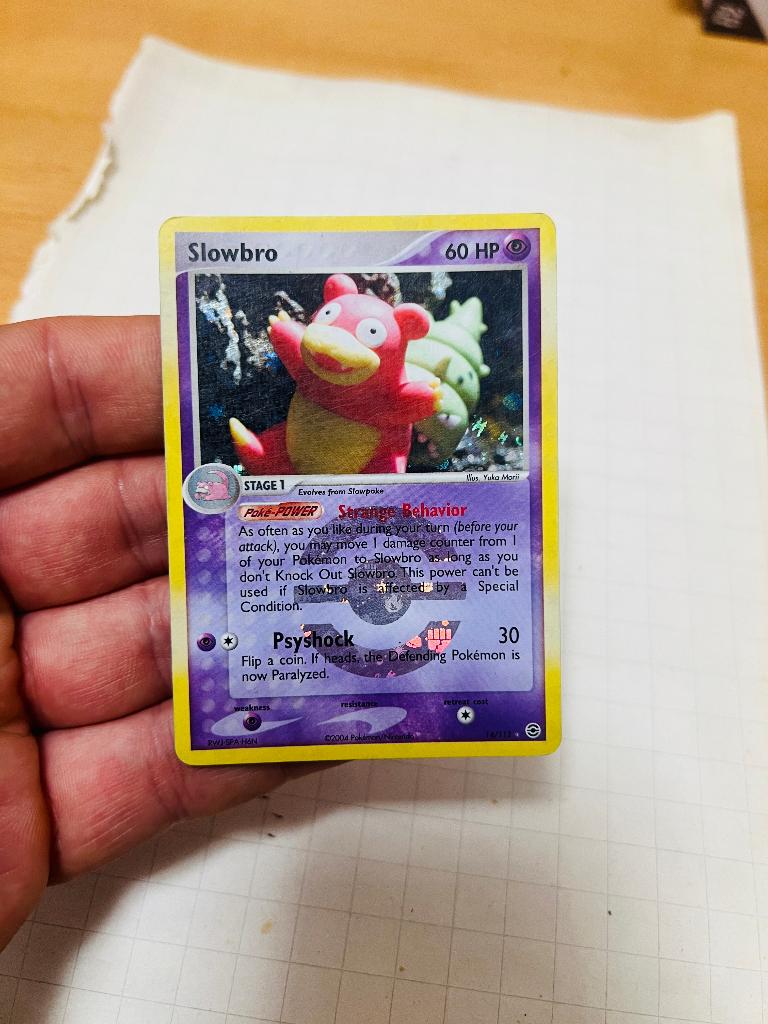 Slowbro 14/112 Reverse Holo Stamped Ex Fire Red Leaf Green, Verzenden, Zo goed als nieuw, Losse kaart, Foil