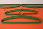 Set van 4 retro vintage kleerhangers / kledinghangers, Ophalen of Verzenden