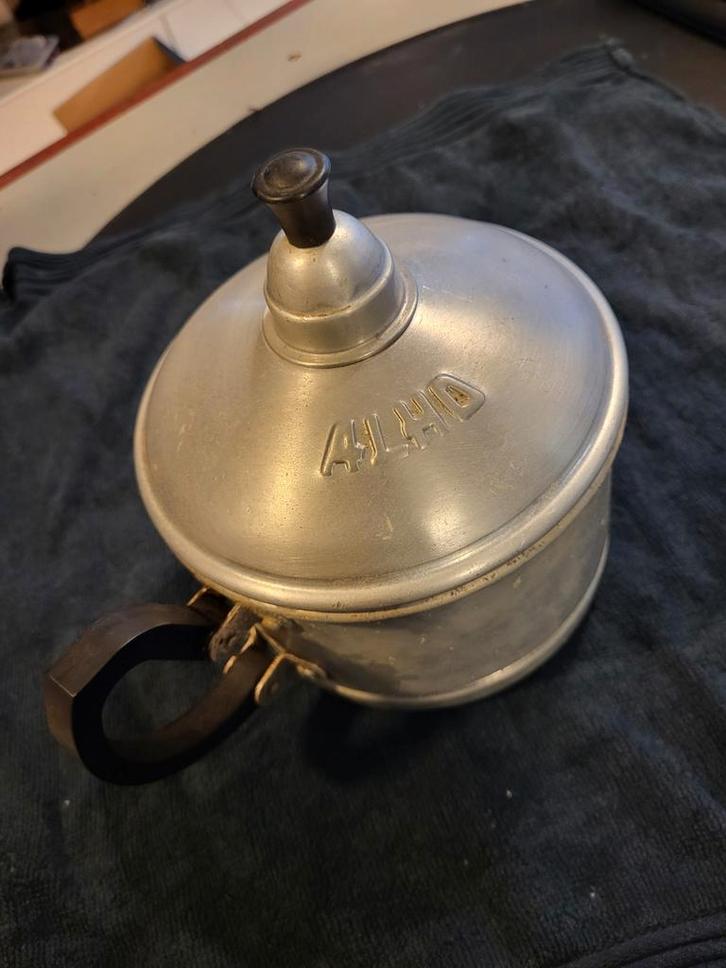 Vintage ALHD eierkoker 50er jaren, Antiek en Kunst, Antiek | Keukenbenodigdheden, Ophalen of Verzenden