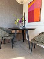 Ophalen in mei - Ronde eettafel Fenix blad110 cm, Ophalen, Overige materialen, Gebruikt, 100 tot 150 cm