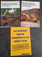 Komatsu Folders en Komatsu Club Lidmaatschap, Ophalen of Verzenden, Gelezen, Komatsu, Folder