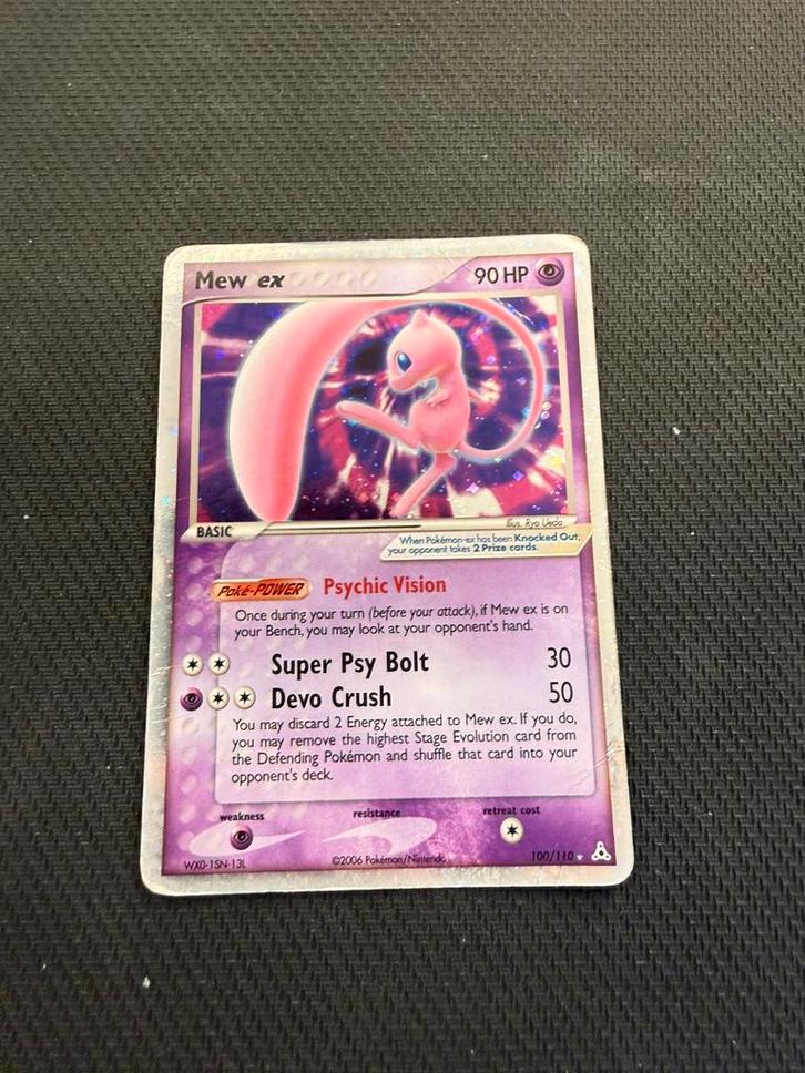 Mew ex 100/110!, Hobby en Vrije tijd, Verzamelkaartspellen | Pokémon, Zo goed als nieuw, Ophalen of Verzenden