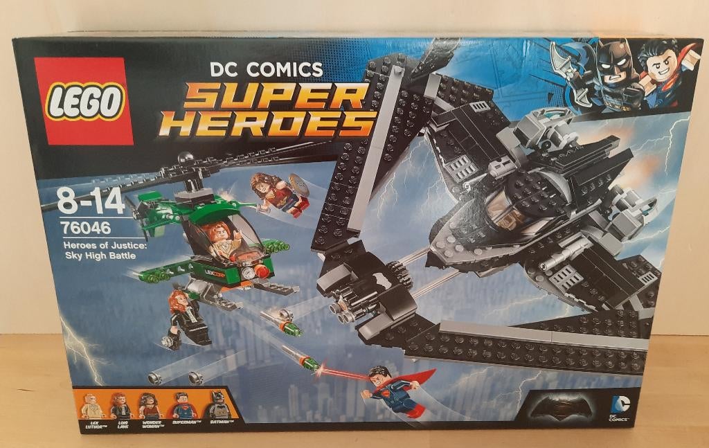 Lego Super Heroes 76046 Heroes of Justice: Sky High Battle, Ophalen of Verzenden, Nieuw, Complete set, Lego