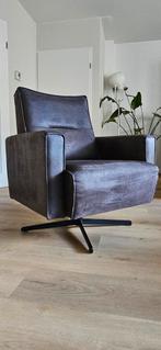 Draai fauteuil / stoel Dover - Dark Brown - Als Nieuw, Huis en Inrichting, Fauteuils, Ophalen, 75 tot 100 cm, Zo goed als nieuw