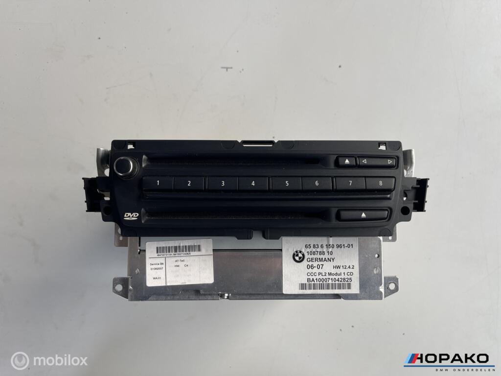 Radio BMW 3 serie E90 E91 E92 E93 6583615096101, Auto-onderdelen, Elektronica en Kabels, Gebruikt, Einsteinlaan 5 rijswijk, Bmw