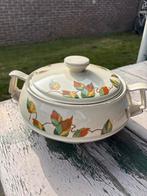 Vintage Royal Epiag Annabelle Soepterrine met Bladmotief, Ophalen, Gebruikt, Overige typen, Overige stijlen