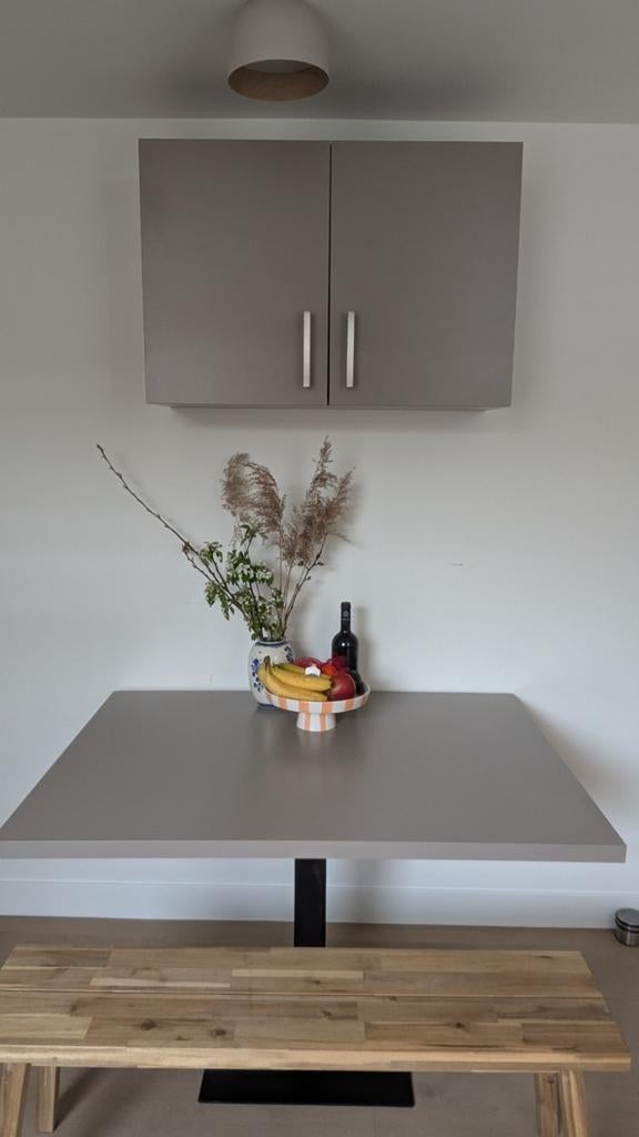 Bovenkast keuken taupe, Huis en Inrichting, Keuken | Keukenelementen, Ophalen, 25 tot 50 cm, 50 tot 100 cm, Minder dan 100 cm