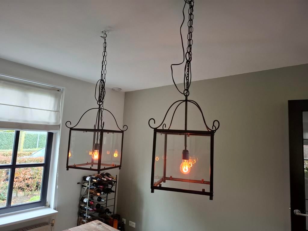 Hanglampen, Ophalen, Gebruikt, Landelijk, Glas