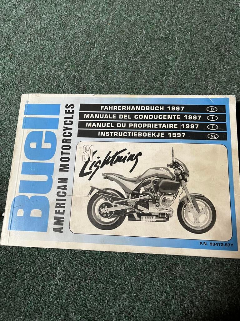 Instructieboekje Buell S1 Lightning Nederlandstalig 1997, Ophalen of Verzenden, Zo goed als nieuw