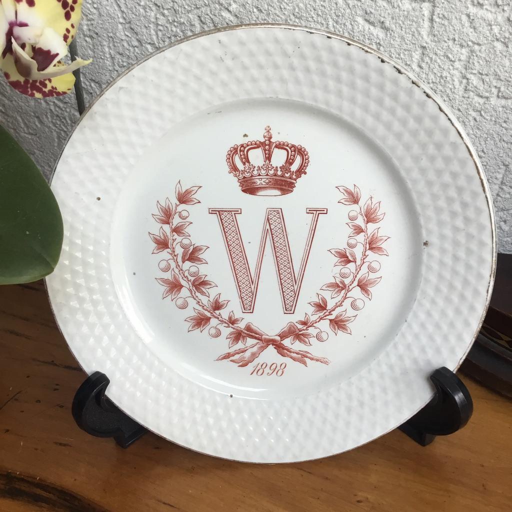 Ter herinnering inhuldiging koningin Wilhelmina 1898, Verzamelen, Koninklijk Huis en Royalty, Ophalen of Verzenden, Zo goed als nieuw