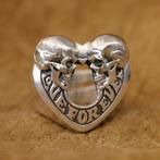 Skull ring - Love for ever - 925 Zilver- Diverse maten, My Name Is Nobody, 20 of groter, Verzenden, Nieuw