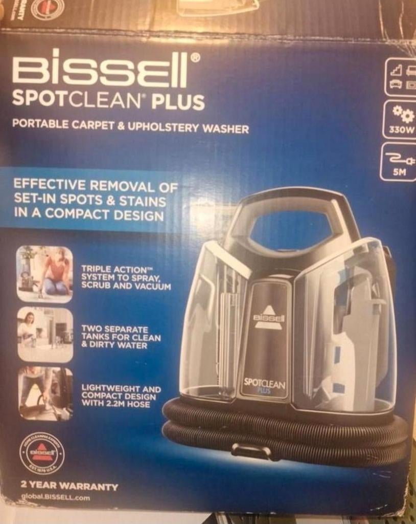 Bissell SpotClean Plus tapijtreiniging, Doe-het-zelf en Verbouw, Reinigingsmachines, Ophalen of Verzenden