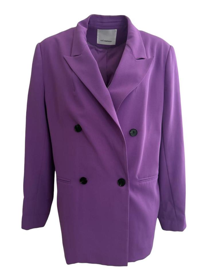 Co’Couture blazer L, Kleding | Dames, Jasjes, Kostuums en Pakken, Zo goed als nieuw, Paars, Ophalen of Verzenden