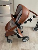 Mima Xari + autostoeltje + 2x Isofix plateau + extra’s, Kinderen en Baby's, Kinderwagens en Combinaties, Zo goed als nieuw, Verstelbare duwstang