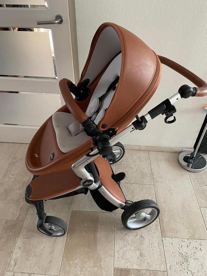 Mima Xari + autostoeltje + 2x Isofix plateau + extra’s, Kinderen en Baby's, Kinderwagens en Combinaties, Zo goed als nieuw, Kinderwagen