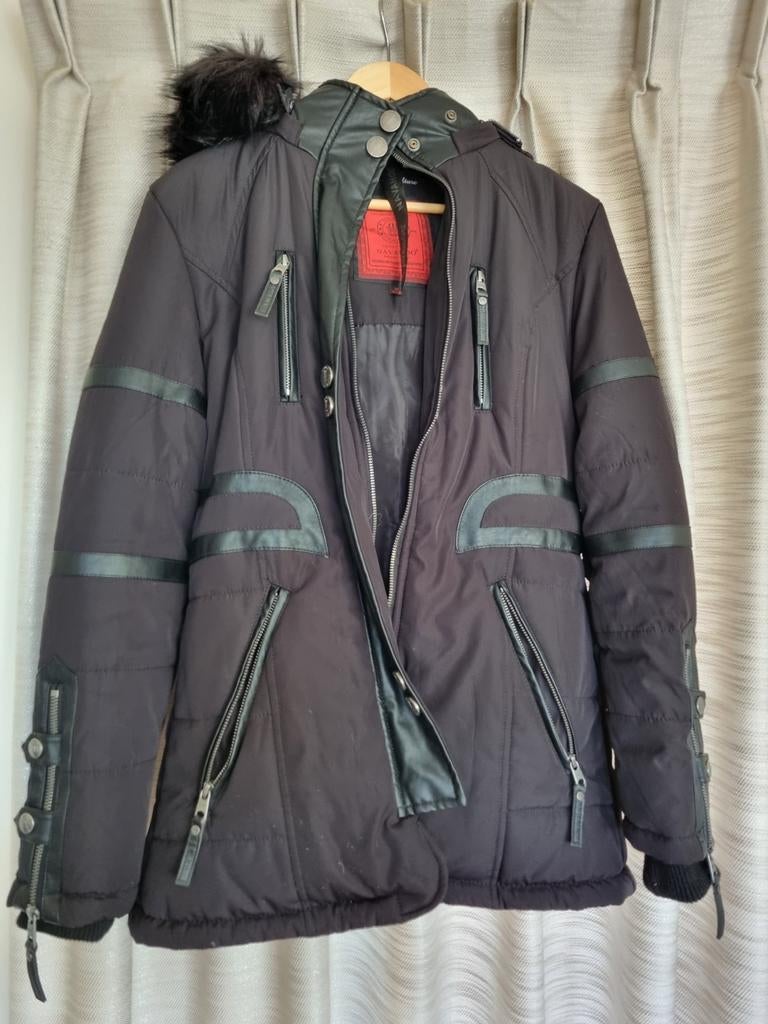Navahoo winterjas zwart maat M - Zo goed als nieuw, Maat 38/40 (M), Navahoo, Zwart, Ophalen of Verzenden