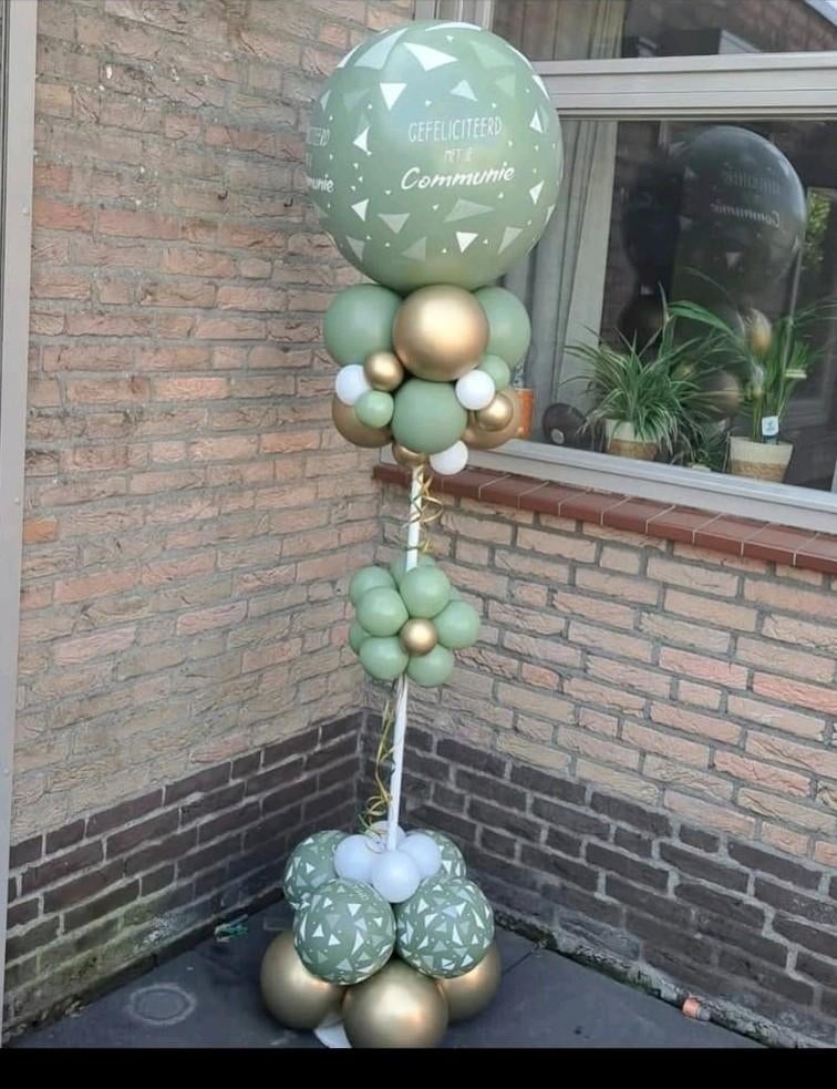 Ballondecoratie communie doop, Ophalen of Verzenden