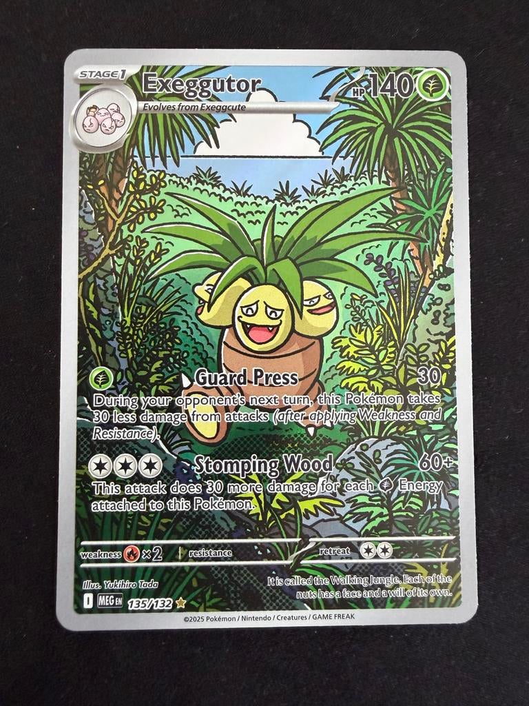 Exeggutor 135/132 - Pokémon Kaart, Ophalen of Verzenden, Zo goed als nieuw, Losse kaart