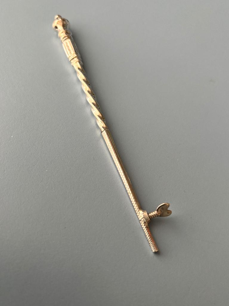 antiek zilveren tamboureernaald, Antiek en Kunst, Ophalen of Verzenden