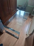 Glazen salontafel, Huis en Inrichting, Tafels | Salontafels, Ophalen, 100 tot 150 cm, 50 tot 100 cm, Glas