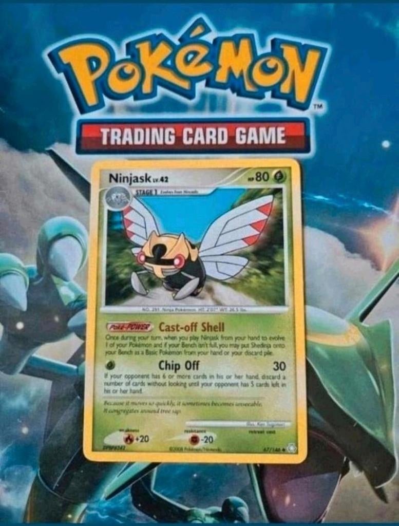 Ninjask 67/146 DP Legends Awakened Pokemon kaart, Ophalen of Verzenden, Gebruikt, Losse kaart