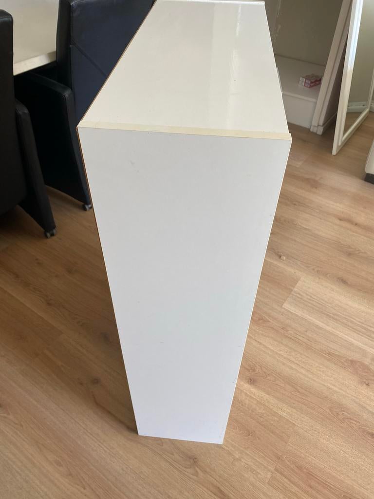 Ikea schoenenkast met 3 vakken, wit, Ophalen, Gebruikt