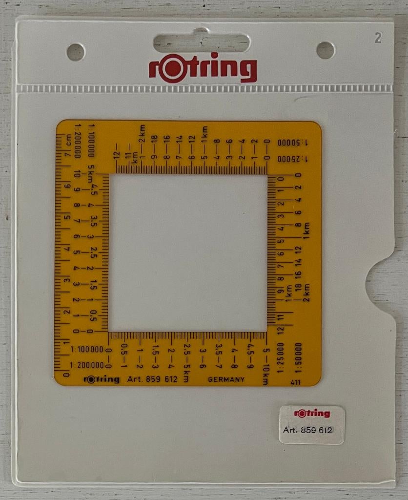  rOtring landmeterschaal, Verzenden, Nieuw, 2000 tot heden, Overige typen
