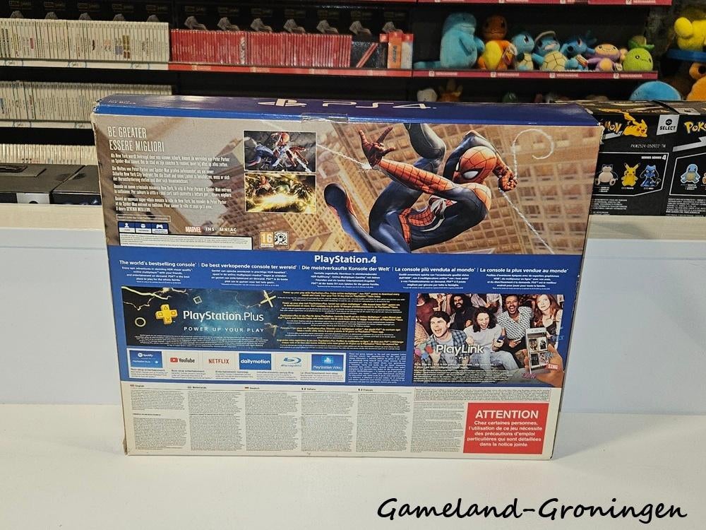 PlayStation 4 Slim 1TB Spider-Man Pack met 2 Controllers, Spelcomputers en Games, Games | Sony PlayStation 4, Gebruikt, -, -, 1 speler