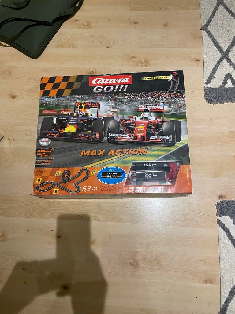 Carrera racebaan met 2 auto's - Goede staat!, Overige merken, Gebruikt, Auto, 1:32 tot 1:50