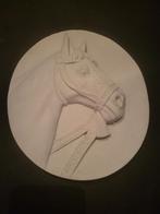 Gipsafdruk paardenhoofd - kunst paard / paarden decoratie, Ophalen of Verzenden, Zo goed als nieuw