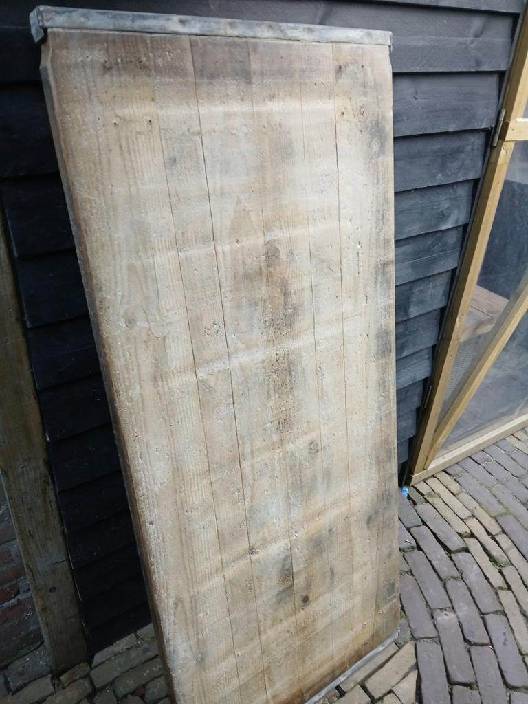 Steenschot 2x 145x64, Ophalen, Hout