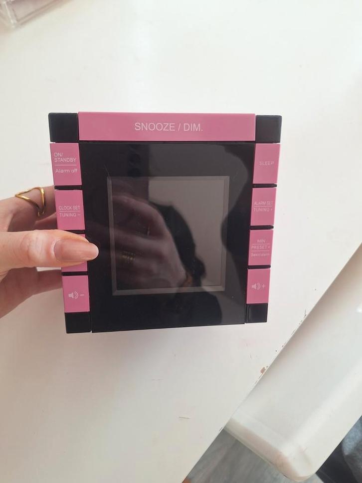 Unicorn Wekker met Projector - Bigben, Kinderen en Baby's, Kinderkamer | Inrichting en Decoratie, Zo goed als nieuw, Klok, Ophalen of Verzenden