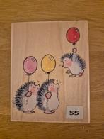 Penny Black Egels nr 55, Hobby en Vrije tijd, Stempelen, Ophalen of Verzenden, Gebruikt, Houten stempel