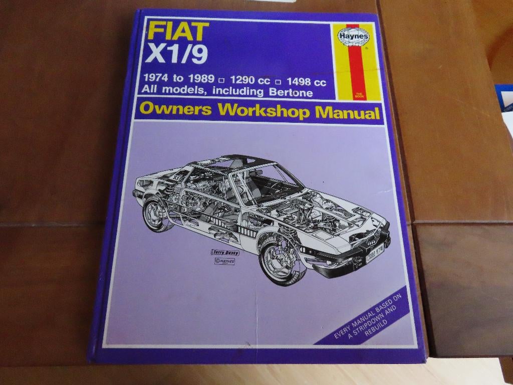 Haynes workshop manual vraagbaak Fiat X1/9 1974-1989, Auto diversen, Handleidingen en Instructieboekjes, Ophalen of Verzenden