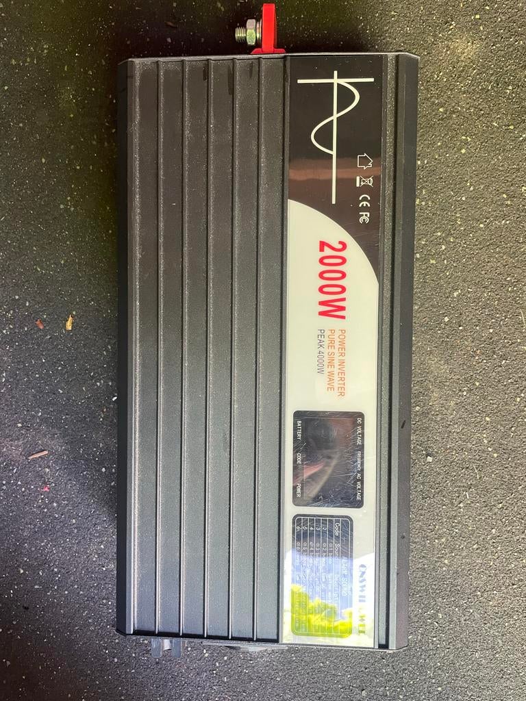 Zuivere sinus omvormer 2000W, Ophalen of Verzenden, Zo goed als nieuw