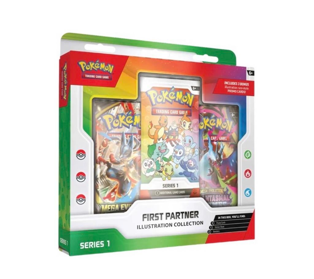 Pokémon First Partner Illustration Collection Gezocht!!!!  1, Hobby en Vrije tijd, Verzamelkaartspellen | Pokémon, Ophalen of Verzenden