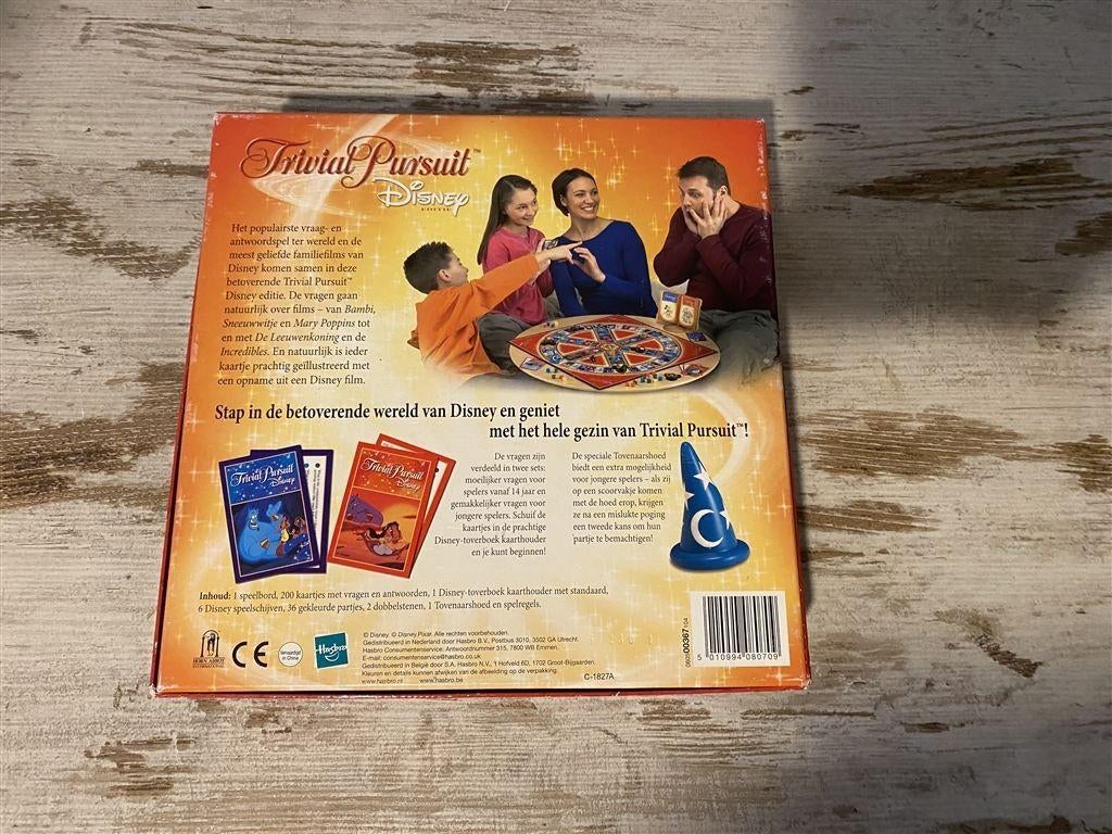 Trivial pursuit disney editie [s694], Hobby en Vrije tijd, Gezelschapsspellen | Bordspellen, Verzenden, Zo goed als nieuw