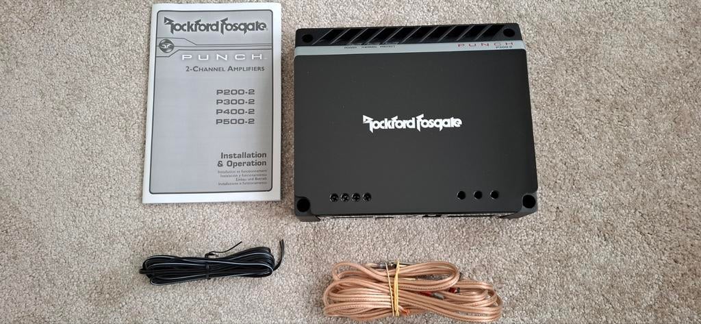 Rockford Fosgate Punch P300-2 Versterker, Ophalen, Zo goed als nieuw