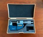 Mitutoyo digitale micrometer 0-25mm, Ophalen of Verzenden, Zo goed als nieuw, Metaaldraaibank