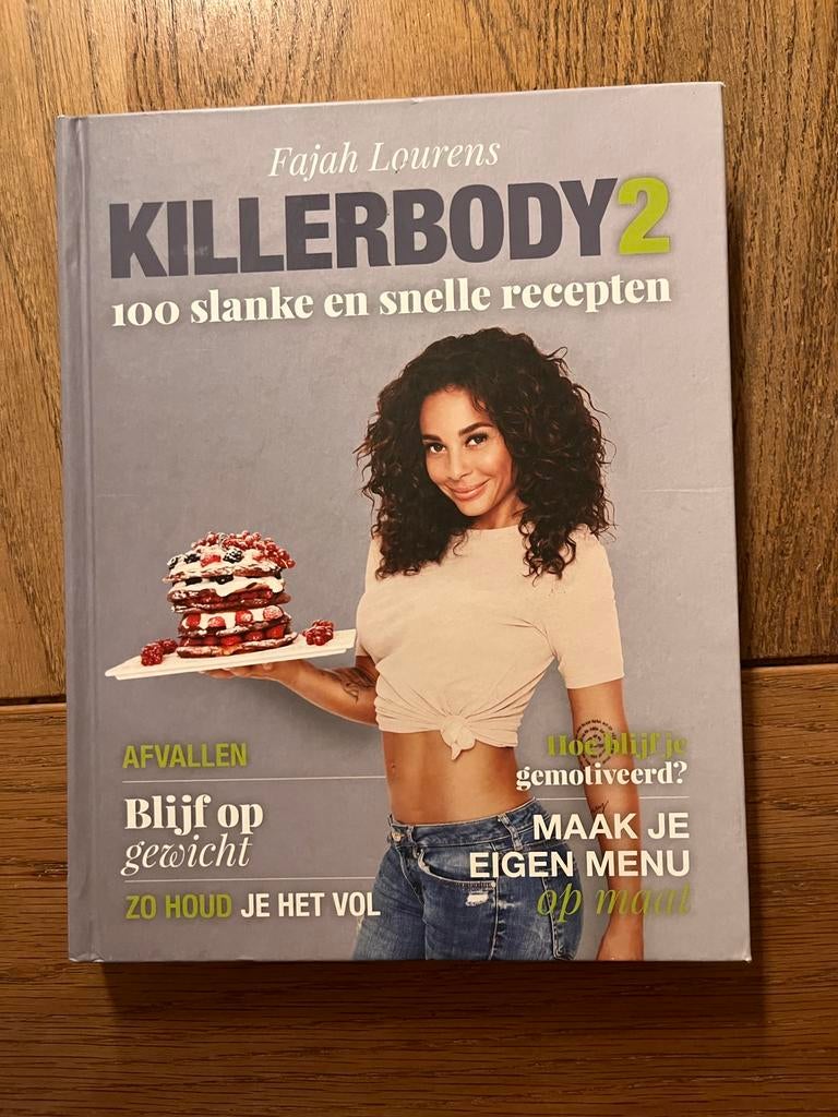 Boek Killerbody 2 100 slanke snelle recepten Fajah Lourens, Boeken, Gezondheid, Dieet en Voeding, Ophalen of Verzenden, Dieet en Voeding